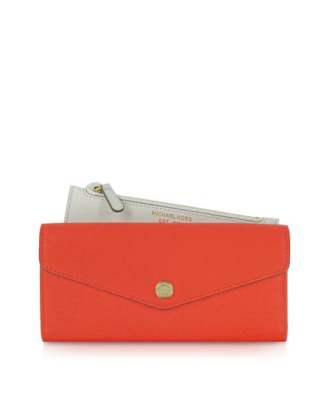 michael kors color block carryall wallet|Michael Kors SAFFIANO COLOR BLOCK Leather CARRYALL .